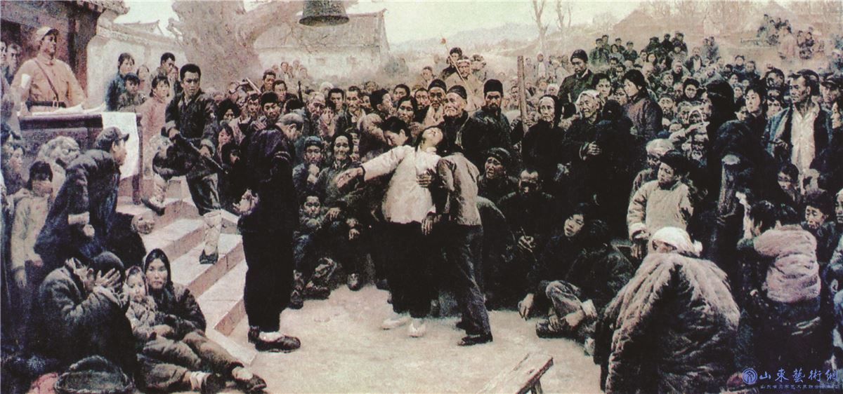 张洪祥 《斗霸》 200×450cm 布面油画 1979年.jpg 张洪祥 《斗霸》 200×450cm 布面油画 1979年.jpg