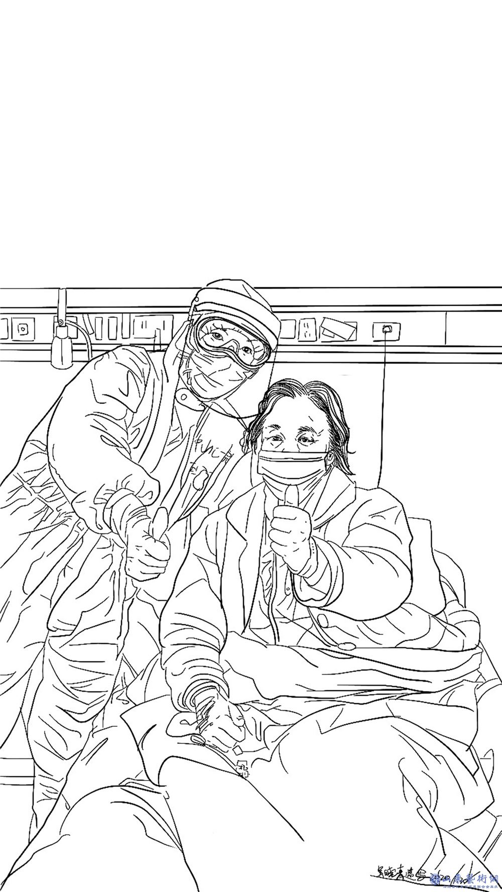 《我们能赢》 作者:吴晓青 速写 15763938526.jpg 《我们能赢》 作者:吴晓青 速写 15763938526.jpg