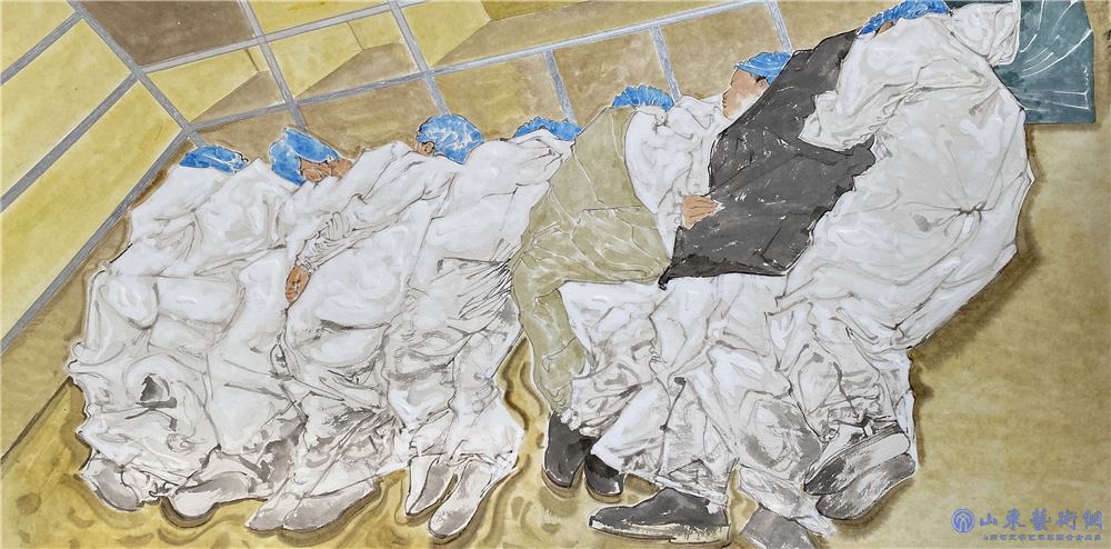 孟祥军《致敬逆行者》.jpg 孟祥军《致敬逆行者》.jpg