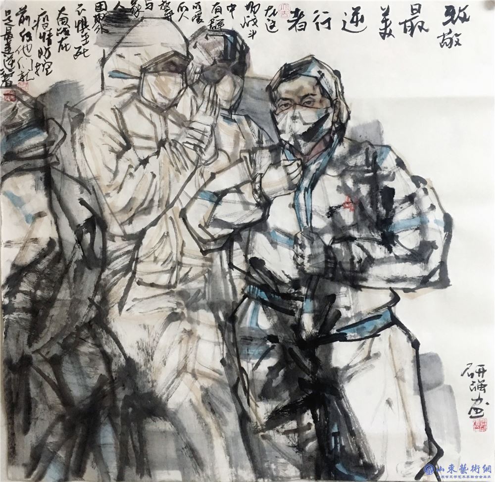 毕研强《致敬最美逆行者》.jpg 毕研强《致敬最美逆行者》.jpg