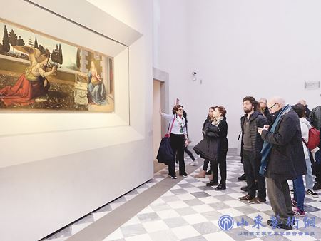 陈列达·芬奇作品的意大利乌菲齐美术馆第15展室.jpg 陈列达·芬奇作品的意大利乌菲齐美术馆第15展室.jpg