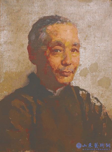 任伯年像(布面油画) 徐悲鸿.jpg 任伯年像(布面油画) 徐悲鸿.jpg
