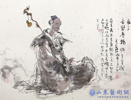 庄子（中国画）　吴为山.jpg