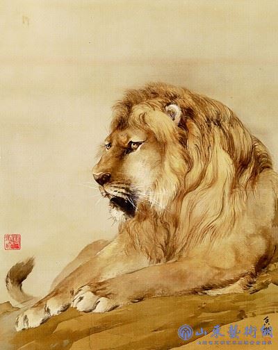 狮(中国画) 何香凝.jpg 狮(中国画) 何香凝.jpg