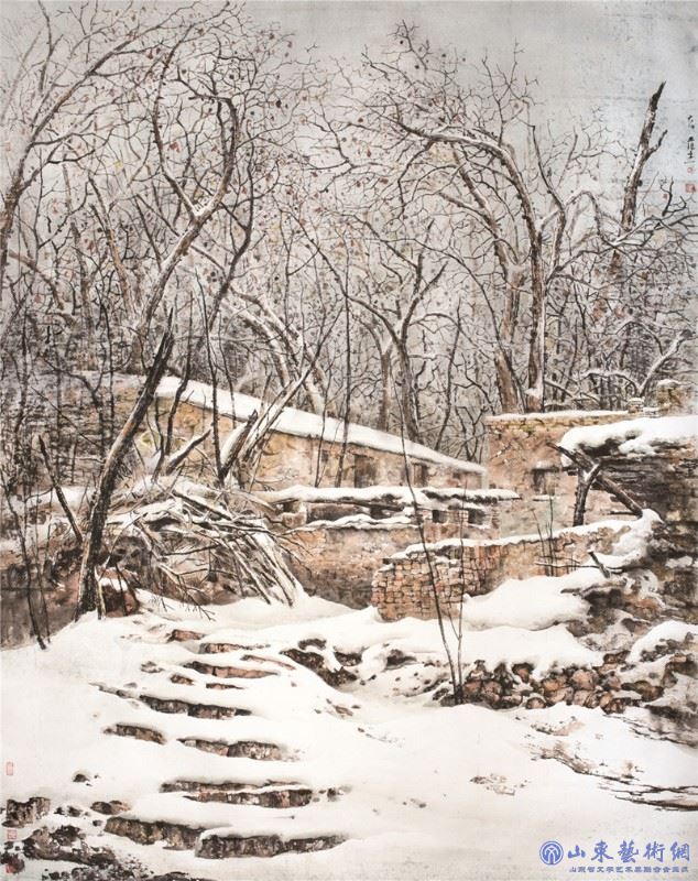 6-范杰《寒雪迎春图》.jpg