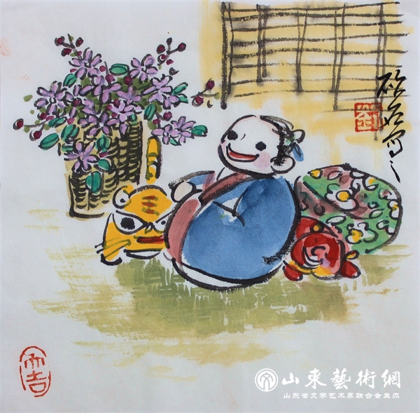 作者:刘培宗 作品:壬寅虎老来乐.jpg 作者:刘培宗 作品:壬寅虎老来乐.jpg