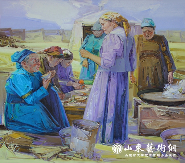 8-王淑慧 《特穆胡珠的奶茶》136x156cm 油画 内蒙古2.jpg 8-王淑慧 《特穆胡珠的奶茶》136x156cm 油画 内蒙古2.jpg