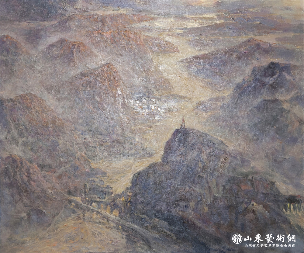 5刘青砚《涛涛黄河涧》油画.jpg 5刘青砚《涛涛黄河涧》油画.jpg