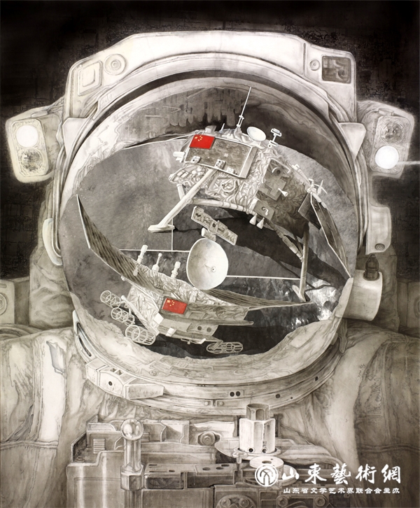 中国画 韩潇《梦圆九霄》    190x230cm.jpg