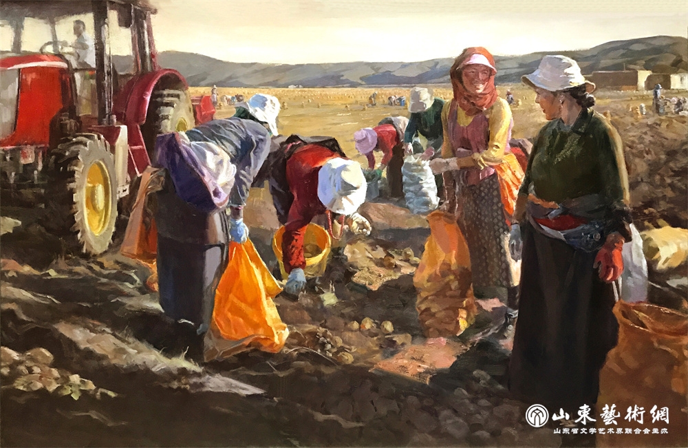 吴雅兰 《甘南秋歌》 油画 浙江.jpg 吴雅兰 《甘南秋歌》 油画 浙江.jpg