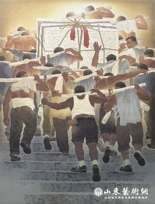 刘璐璐 《基石》 172×229cm 中国画.jpg
