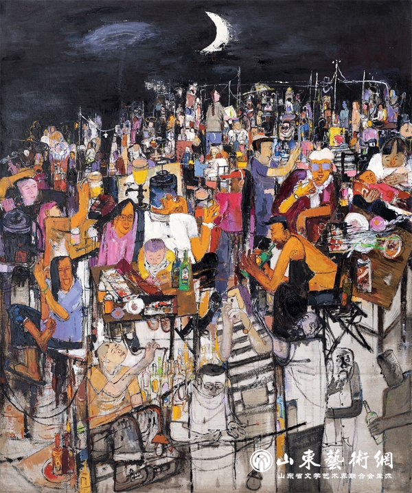 何邦辉 《淄博温度》 233×193cm 油画.jpg